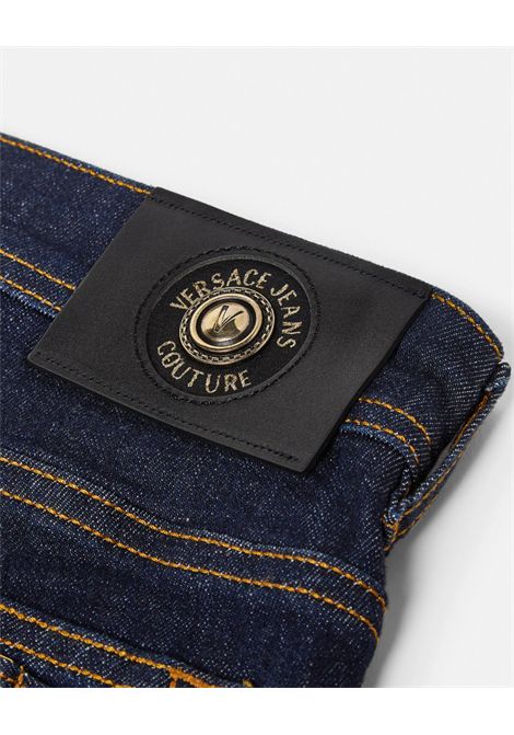 Jeggings with logo on pocket VERSACE JEANS COUTURE | Trousers | 79HAB5J1 CDW02904